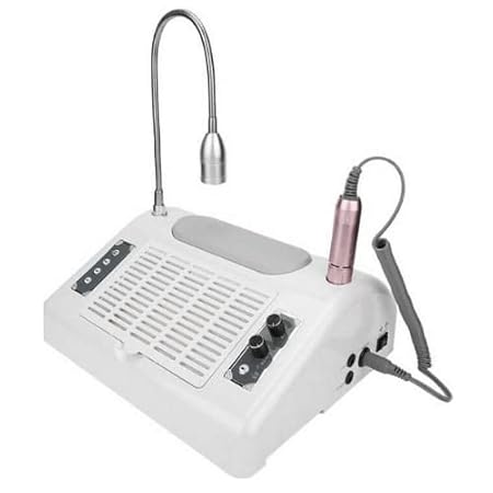 Shills Professional 5 In 1 Nail Machine (dust collector, UV Lamp, table light ,drill machine, hand rest