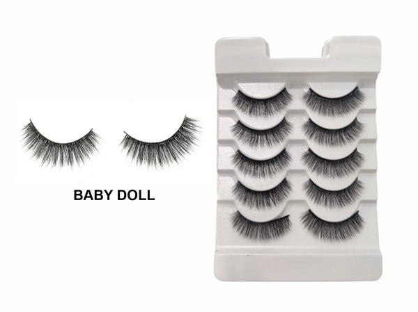 SHILLS PROFESSIONAL Eyelash 5 Pair BABY DOLL