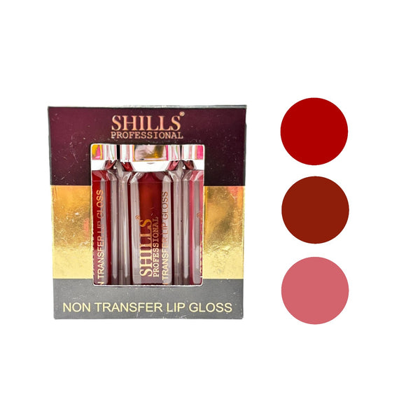 Shills Professional Non Transfer Lip Gloss 3Pc SPC215C