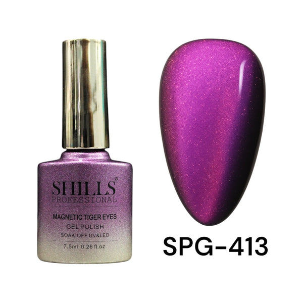Shills Professional Magnetic Tiger Eye Cat Eye Gel Polish 413
