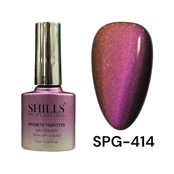 Shills Professional Magnetic Tiger Eye Cat Eye Gel Polish 414