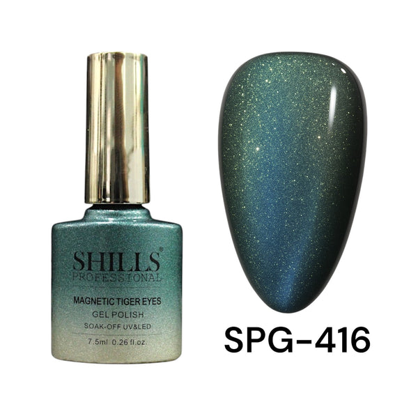Shills Professional Magnetic Tiger Eye Cat Eye Gel Polish 416