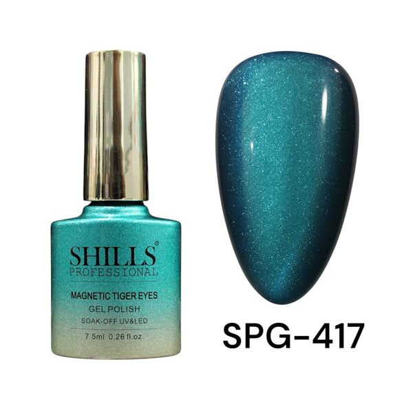 Shills Professional Magnetic Tiger Eye Cat Eye Gel Polish 417