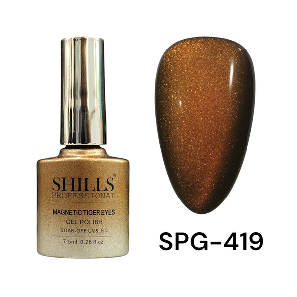 Shills Professional Magnetic Tiger Eye Cat Eye Gel Polish 419