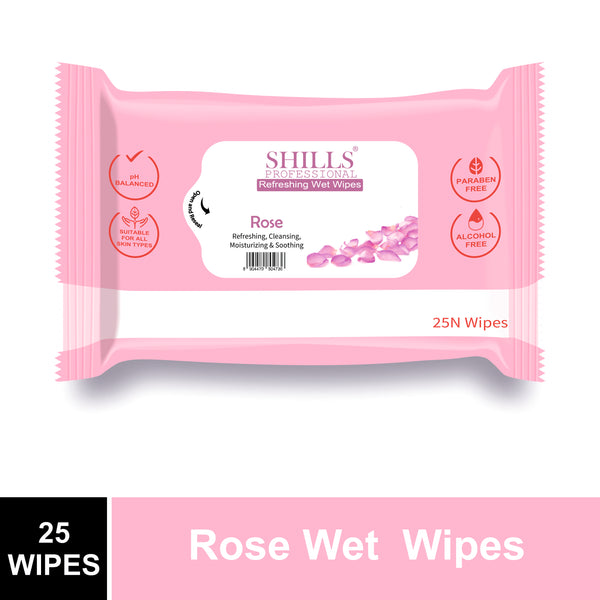 SHILLS Professional Wet Wipes ROSE