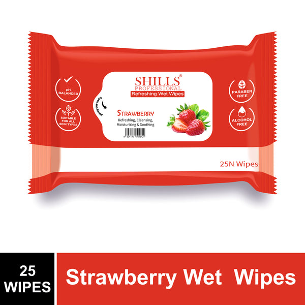 SHILLS Professional Wet Wipes STRAWBERRY