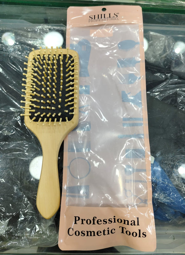 SHILLS PADDLE BRUSH WOODAN