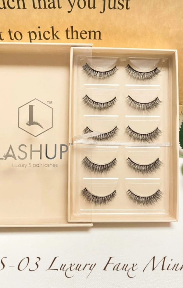 Lashup Fashion Mink Eyelashes 5 Pairs 03