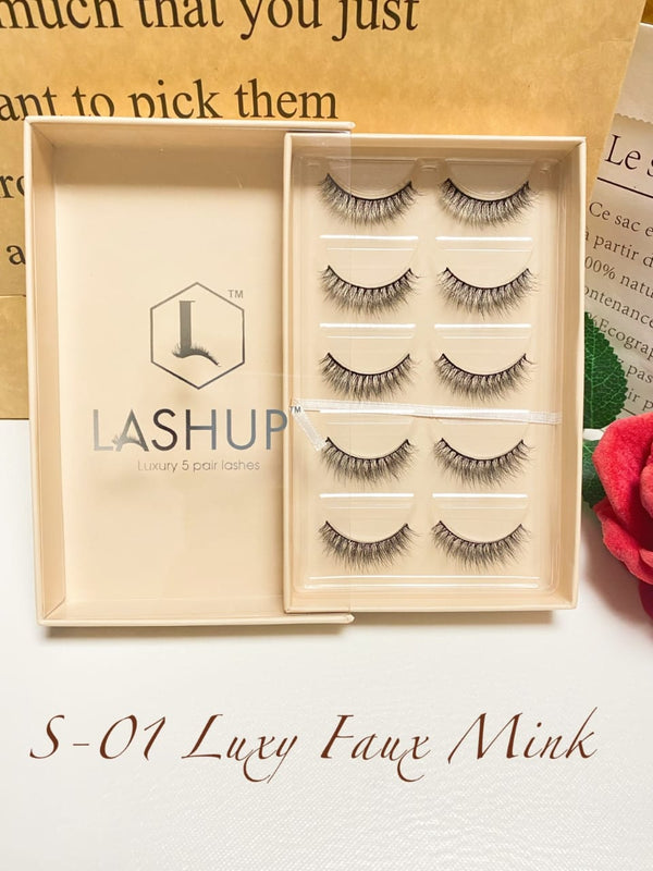 Lashup Mink Eyelashes 5 Pairs  01