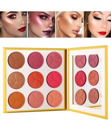 DE LANCI 9COCLOR Blush Highlighter Palette