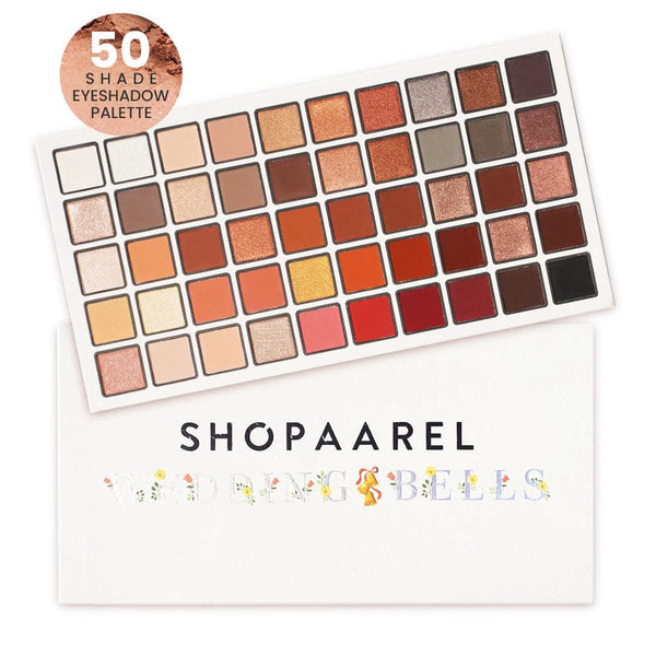 SHOPAAREL 50 Color Wedding Bells Eyeshadow Palette
