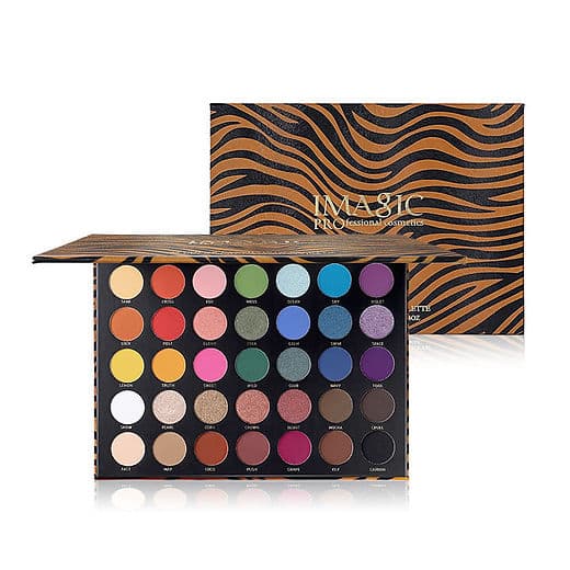 IMAGIC PROfessional Zebra Pattern 35 Colors Eyeshadow Palette (EY324)