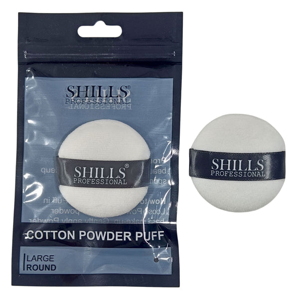 Shills Professional Round Powder Puff White