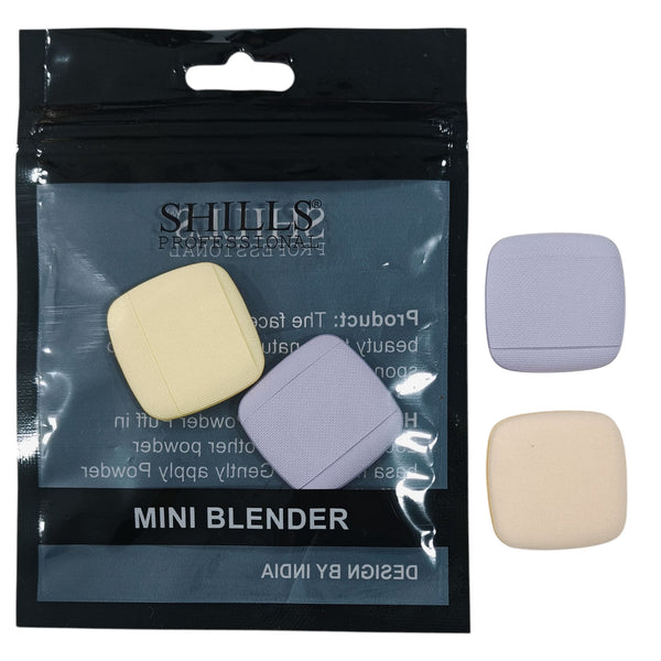 Shills Professional 2pc Square Finger Puff