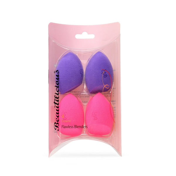 Beautilicious Bake Cut 4 Pcs  Flawless Blenders (Multicolor)