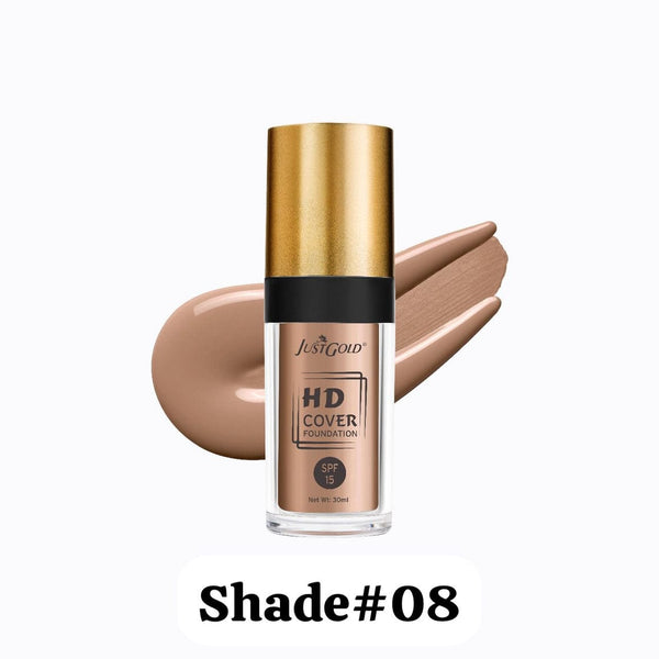JUSTGOLD HD COVER FOUNDATION 08