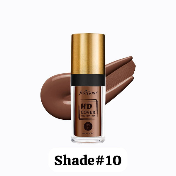 JUSTGOLD HD COVER FOUNDATION 10