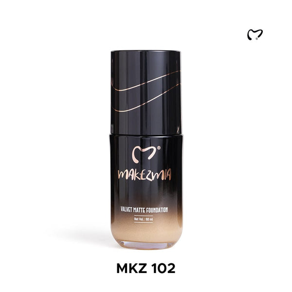 Makezmia Velvet Matt Foundation MKZ 102