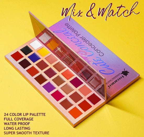 Ferrarucci Mad Matte Lip Palette Cutr Concealer Palette