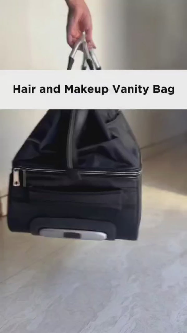 Premium Edition Hair & Makeup Vanity Bag With 4 Pouches
